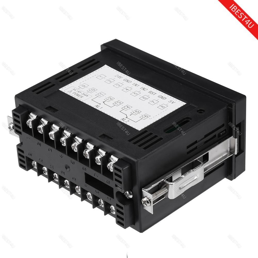 6-Digital Multifunctional LED Counter Grating Encoder Display Meter Relay 220V