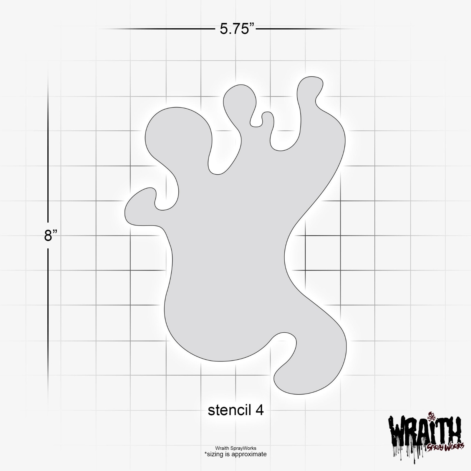 Real Fire Stencil Set - Reusable Airbrush Stencil Template