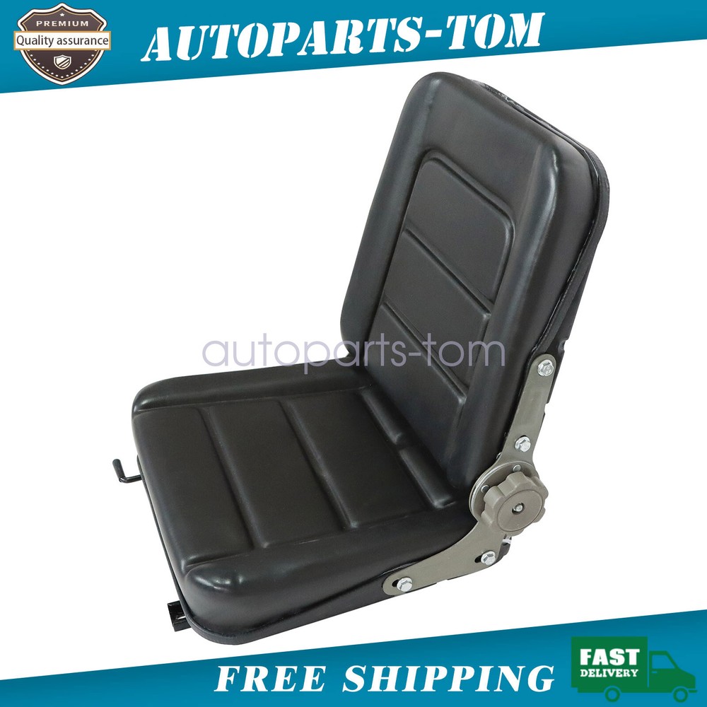 Universal Forklift Lawn Mower Tractor Seat Adjustable Backrest Waterproof