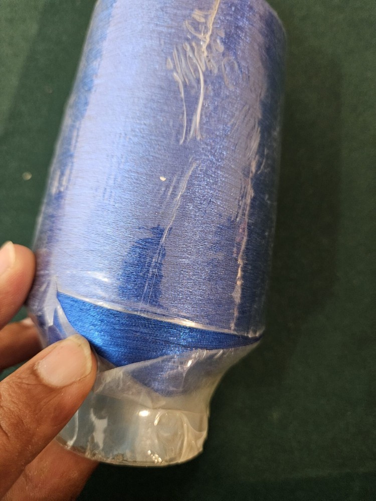 Blue Metallic Machine Embroidery Threads - 20000 Yards