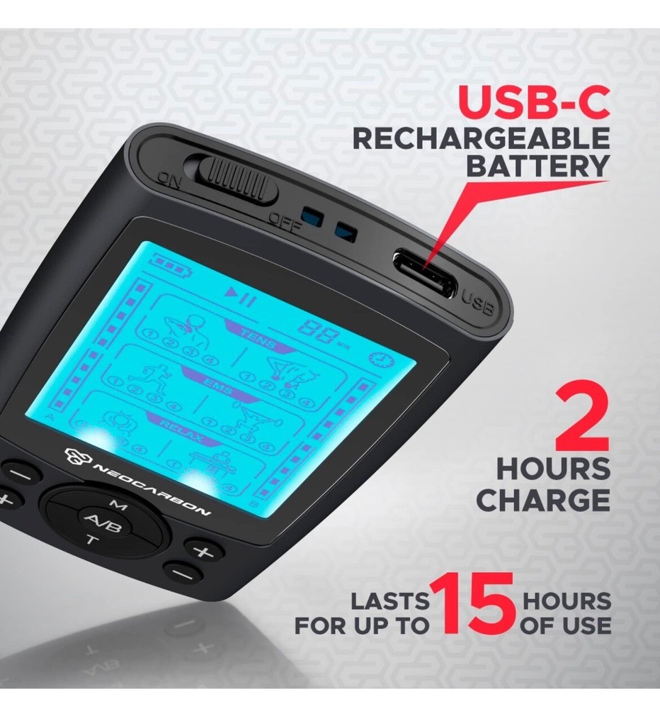 Unit Muscle Stimulator, Electronic PMS Pulse Massager Machine for Shock Physical