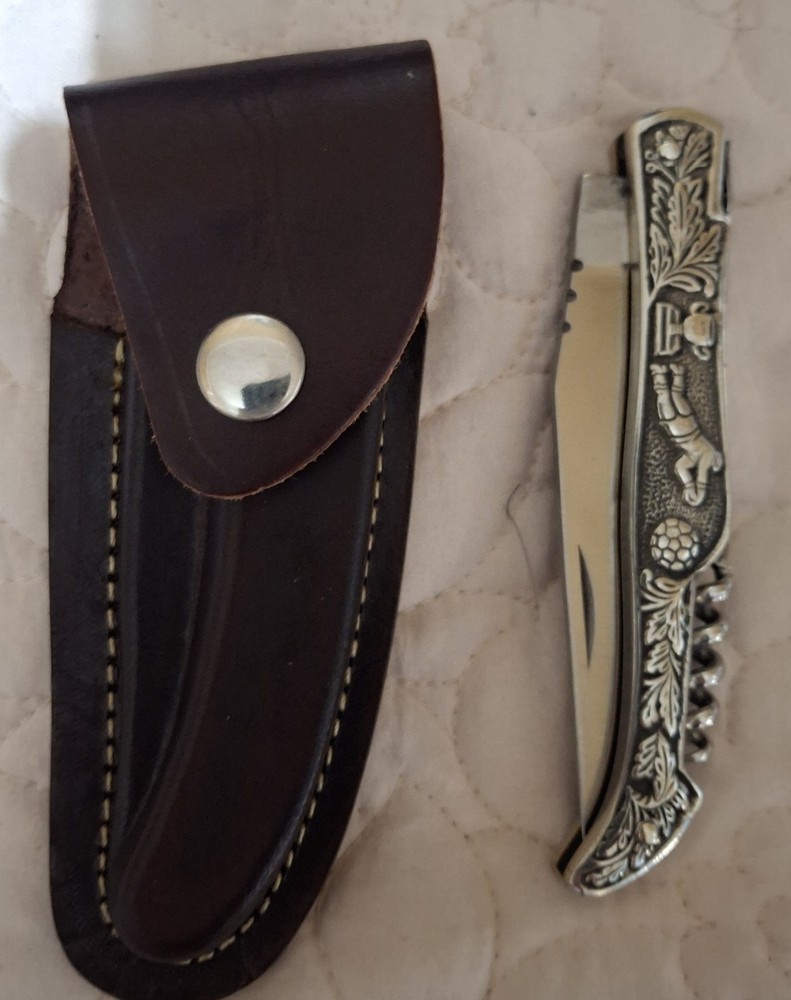 Handmade Rody Stan Beautiful Engraved Folding Knife