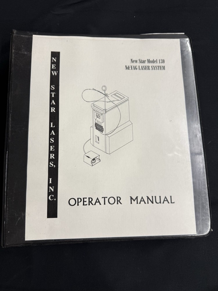 New Star Lasers Inc. Operator Manual