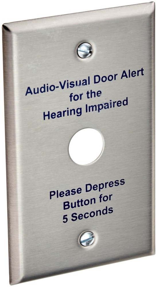 Edwards Signaling 147-10 Push Button Mounting Plate 4.5