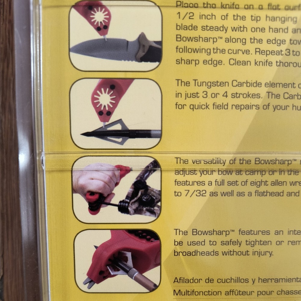 LANSKY BROADHEAD & KNIFE SHARPENER PLUS ARROW TOOL & MULTI-TOOL