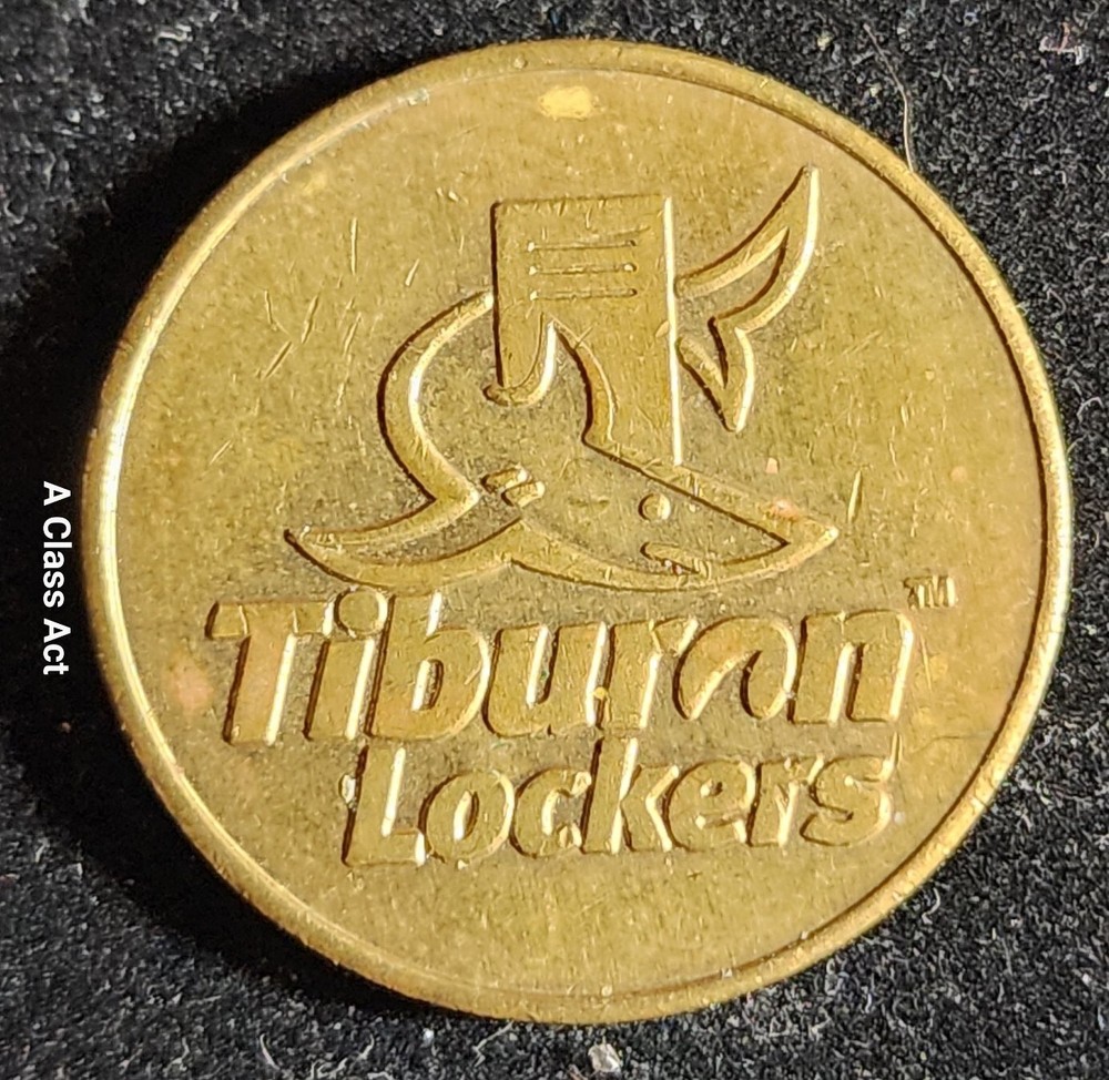 Tiburon Lockers Token. Our T5897