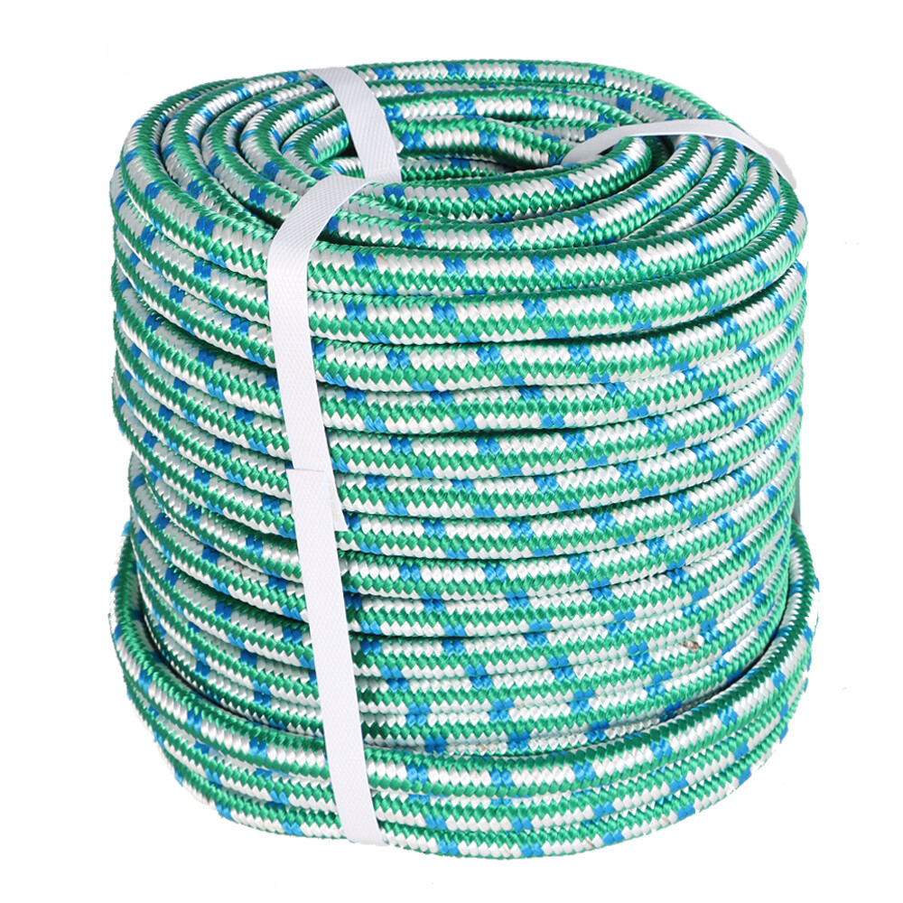 16 Strand Double Braid Polyester Rope Arborist Tree Climbing Rope 1/2" × 150'