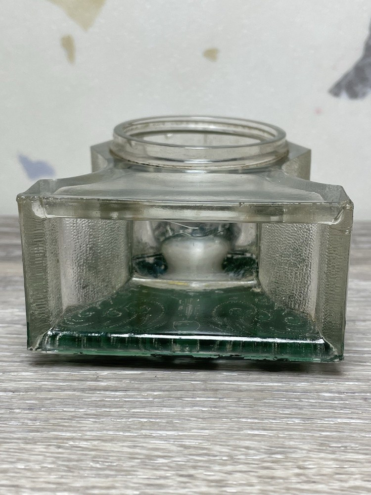 1920's L.E. Smith Glass Co Candy Container Octagon Clock