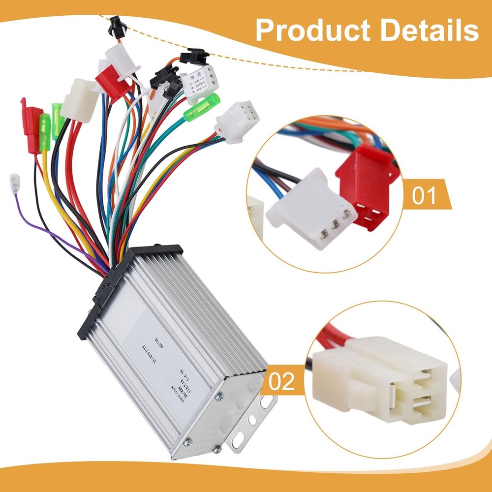 Controller Aluminum Alloy Brushless Electric Bicycle Regulator Replacement