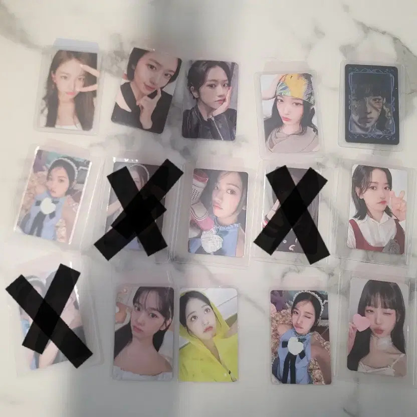 IVE Photocard Set Slightly Used