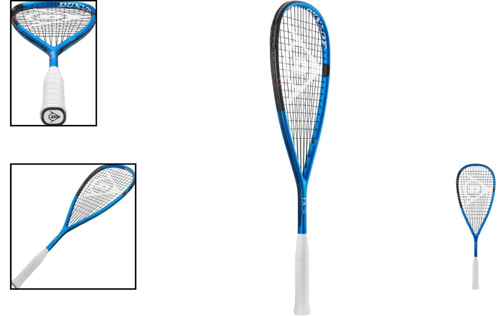 High-Performance FX Team 130 Squash Racket - 100% Graphite, Lightweight 130g
