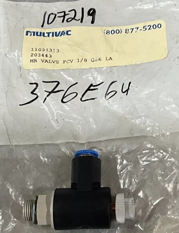 NOS Surplus Multivac 11034313 MR Valve