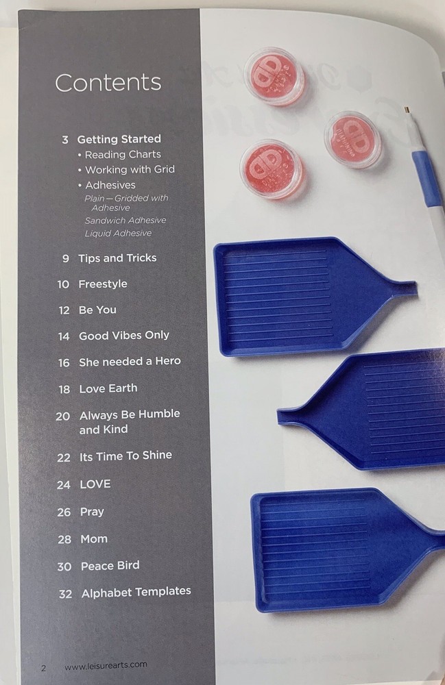 Diamond Dotting Art Expressions Pattern Book Beginner Intermediate Leisure Arts