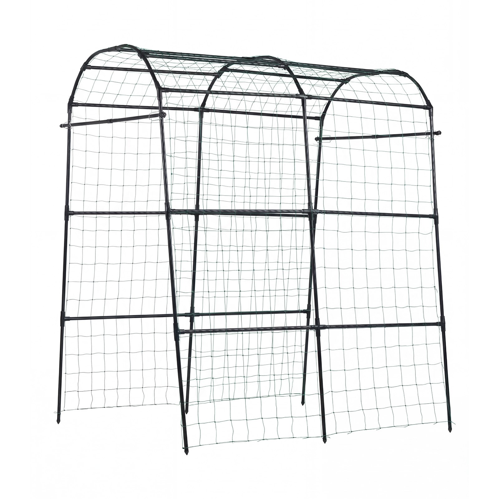 Uimoso Metal Garden Trellis for Cucumber Vines Bean U-Shape 70.87"x44.09"x82.99"