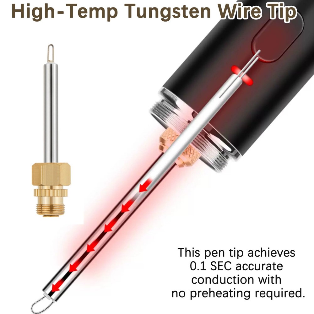 510 Interface Soldering Tips, Thread Burner Replacement Tips for USB Temperat...