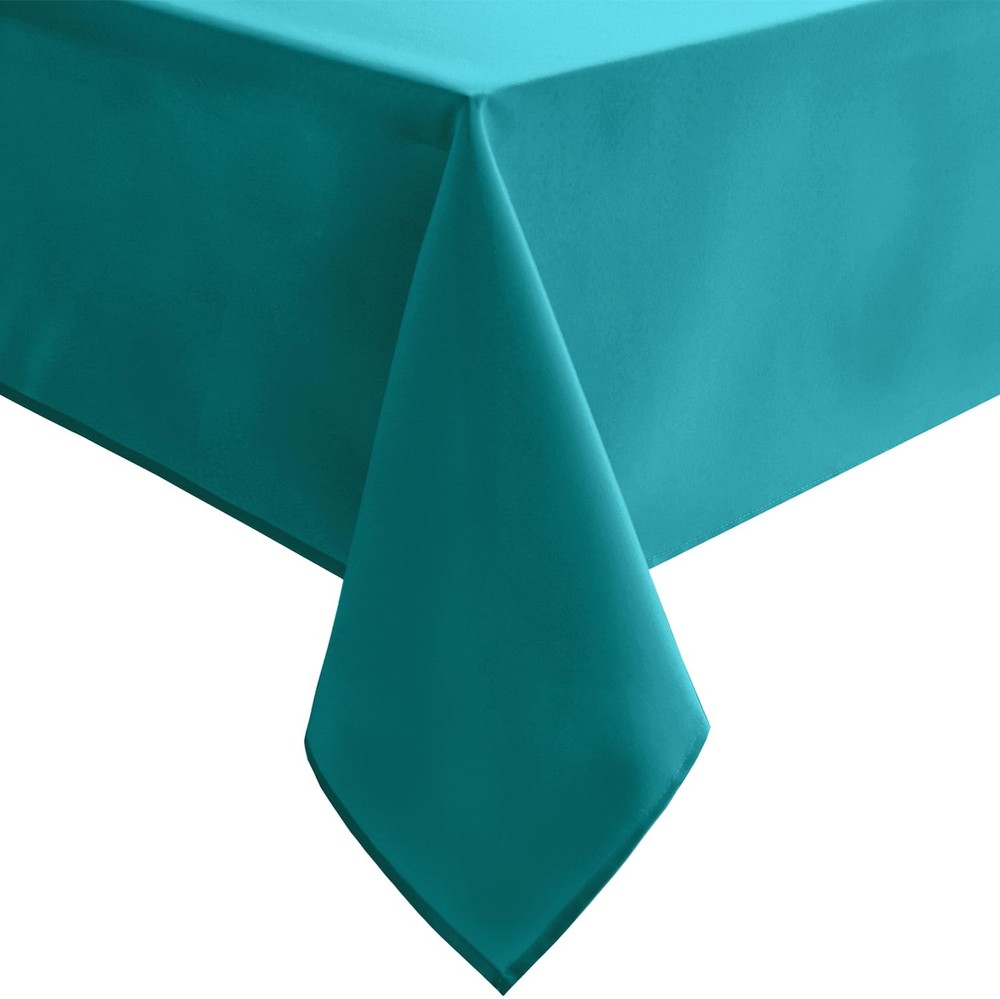 Rectangle Tablecloth - Waterproof and Spillproof Washable Fabric Table Cloth ...