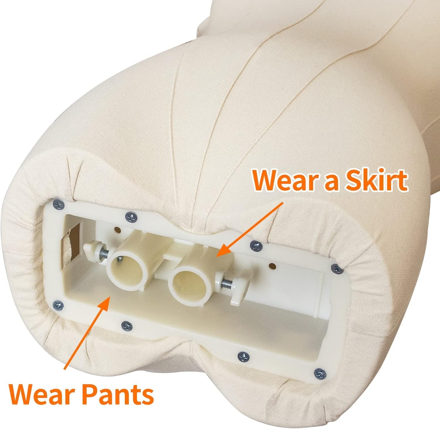 Female Mannequin Torso, Adjustable Dress Form 50"-70" with Metal Base