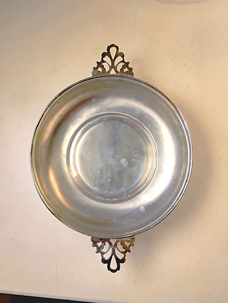 Vintage Reed & Barton Silver-Plated Covered Casserole with Pyrex Insert