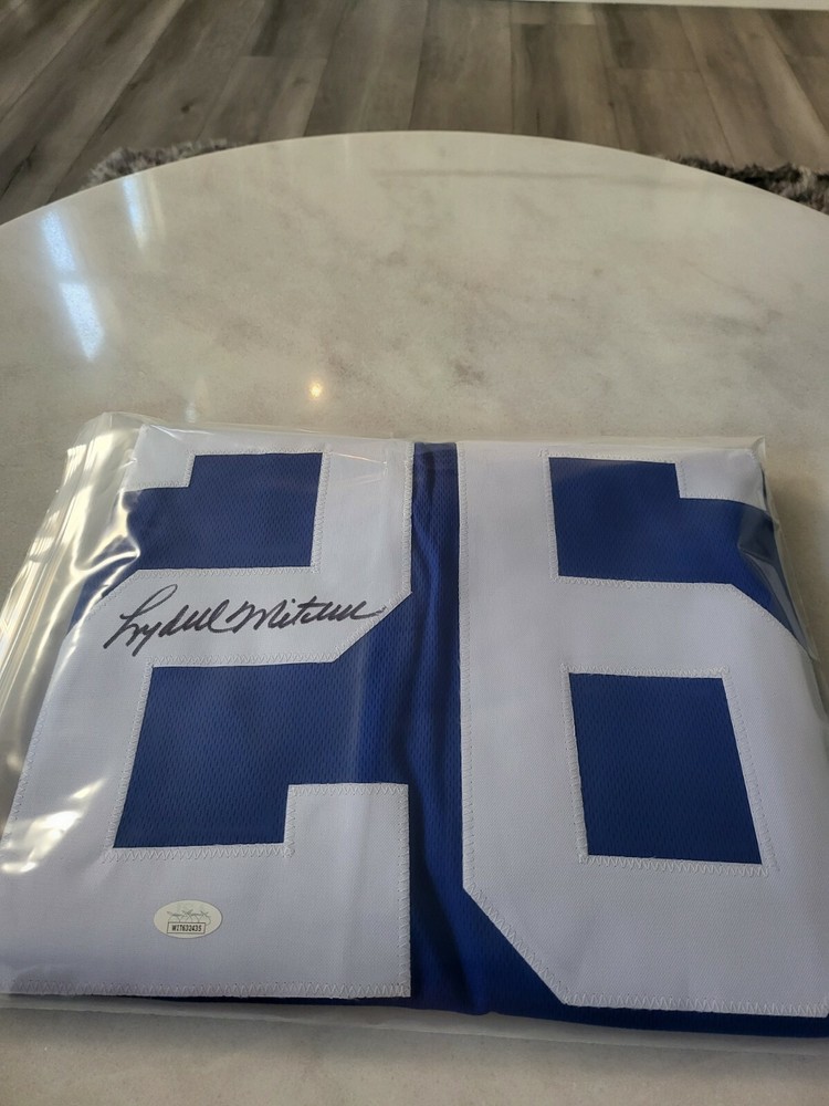Lydell Mitchell Autographed/Signed Jersey JSA COA Indianapolis Colts
