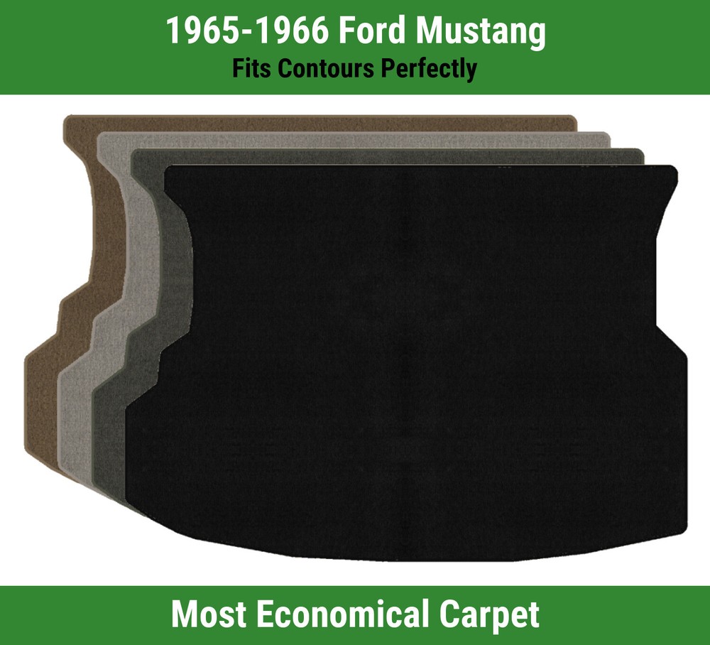 Lloyd Velourtex Trunk Carpet Mat for 1965-1966 Ford Mustang