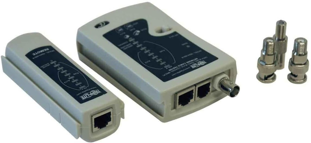 Network Cable Continuity Tester for Cat5/Cat6, Phone and Coax Cable Assemblies (