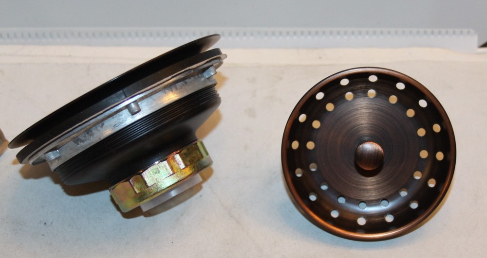 new Strainer Drain in Antique Copper
