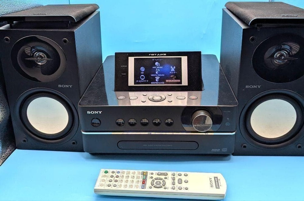 Sony NAS-D55HD NETJUKE HDD CD Mini Component Stereo System w/Remote
