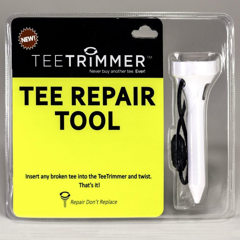 Broken Golf Tee Solution | Tee Repair Tool Sharpens Broken Wood & Plastic Tees |
