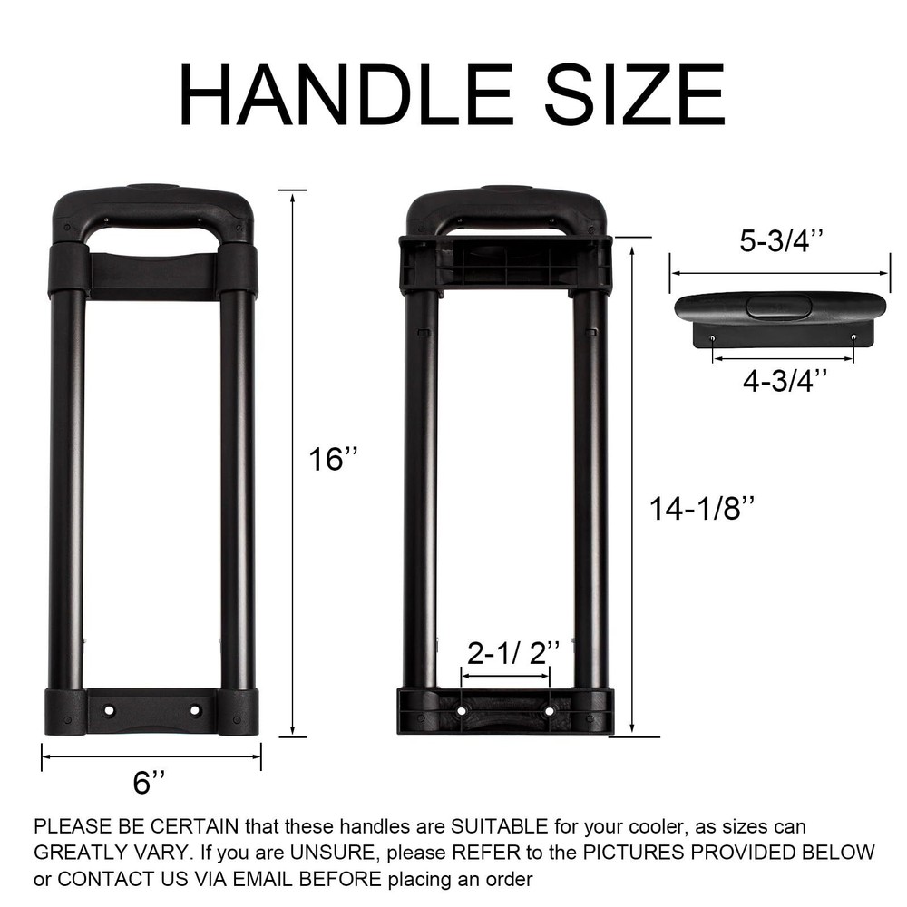 Telescoping Handle Replacement Kit for Igloo Latitude 60 Qt Roller Cooler