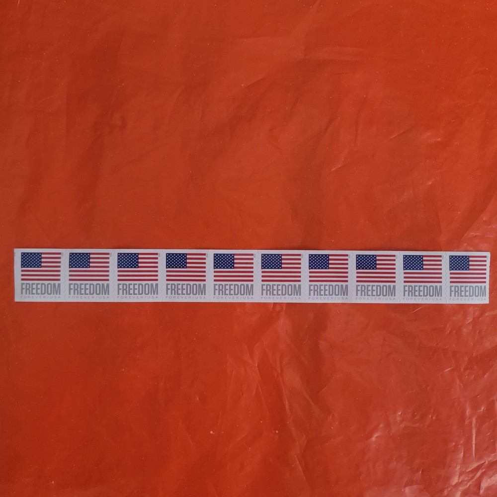 2023 US Flags Forever First Class Postage Stamps - 10 Stamps
