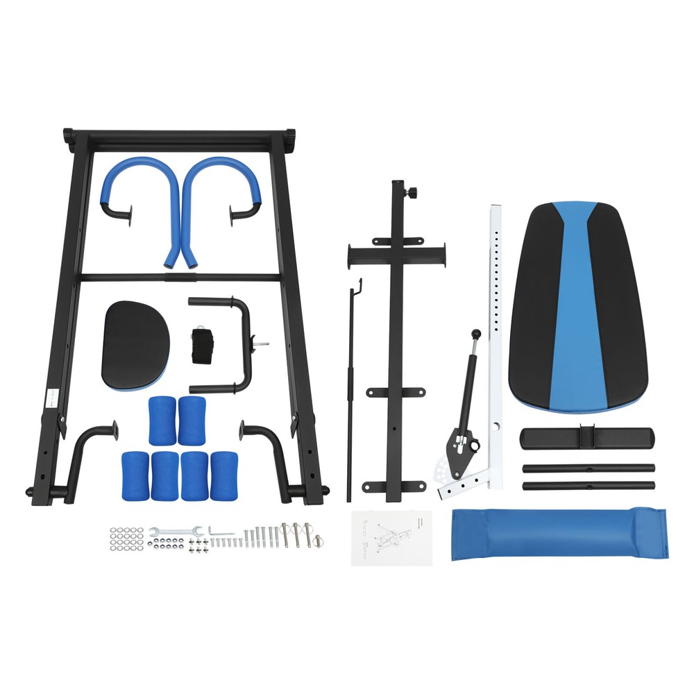 Inversion Table 330 Lbs Capacity Strength Training Inversion Bench W/ Safe Belt