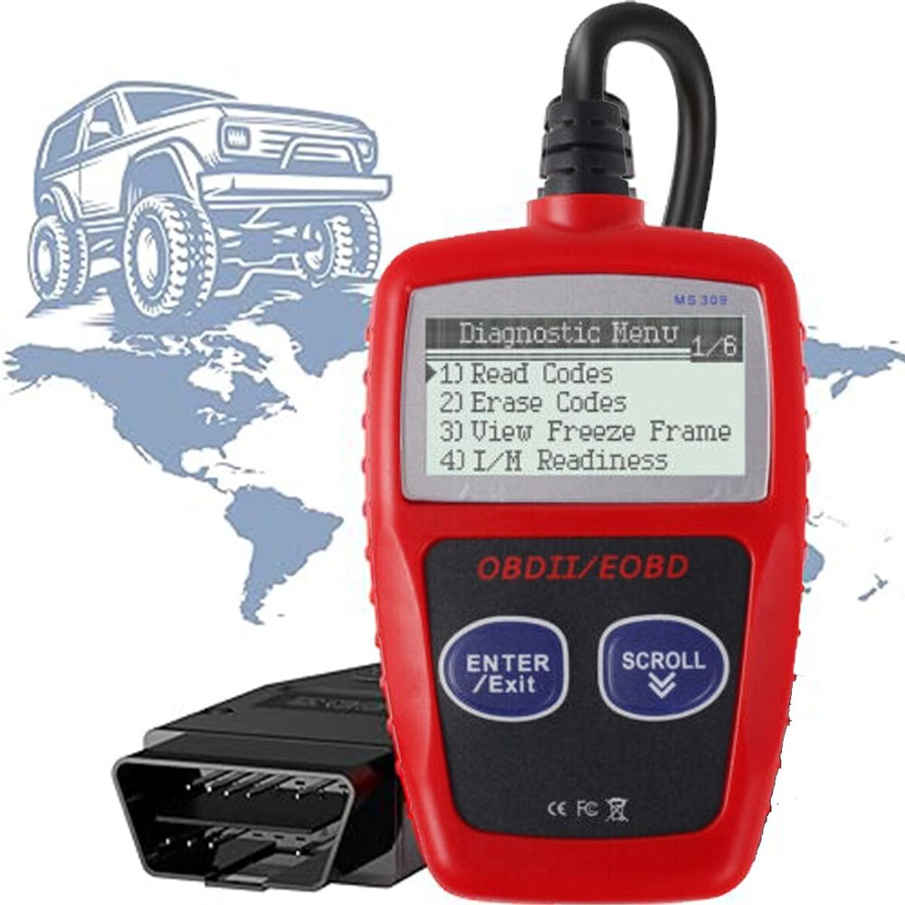 OBD Code Reader Automotive OBD2 Scanner Car Check Engine Fault Diagnostic Tool