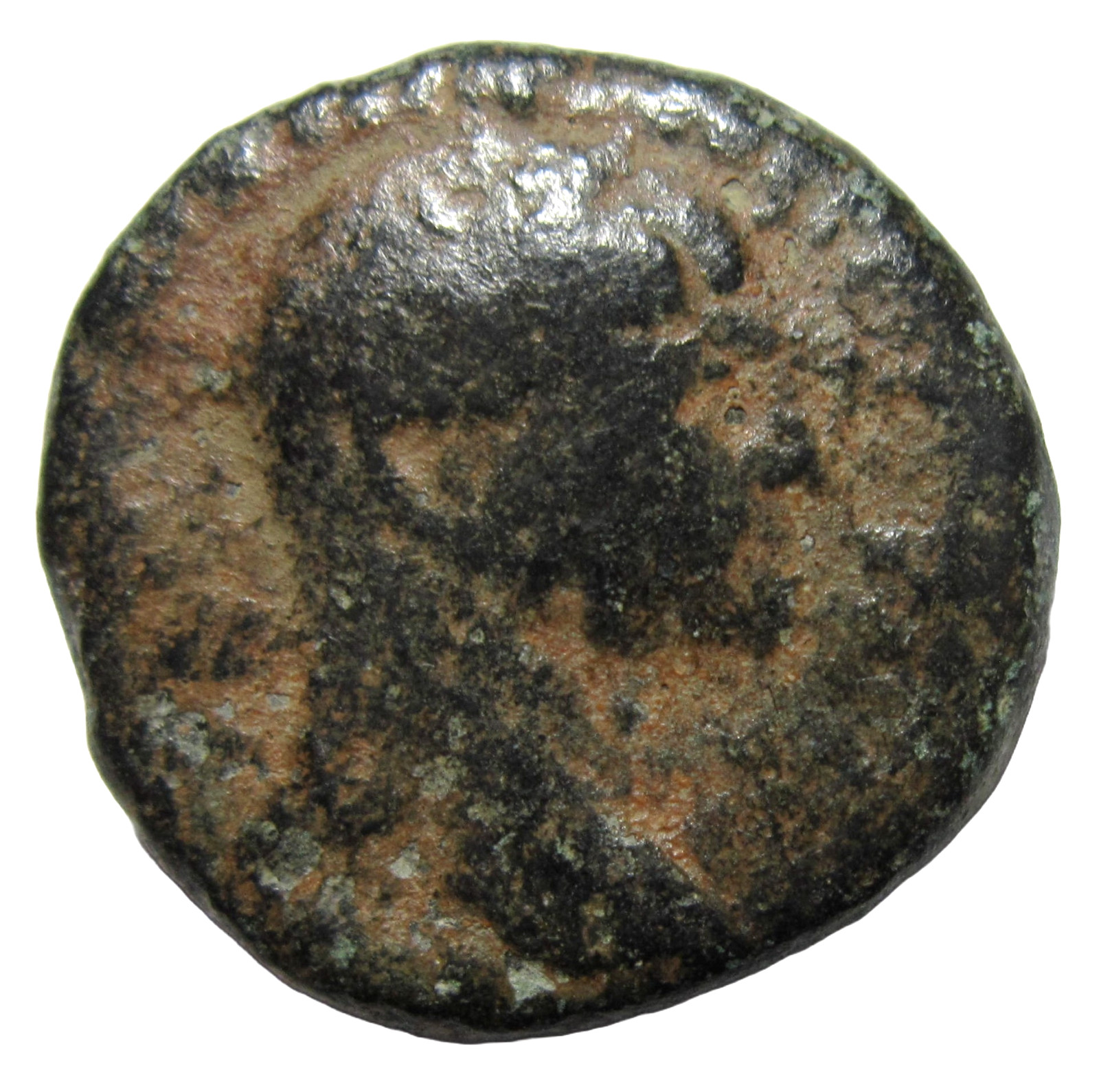 ROMAN PROVINCIAL, BEROEA. AE 23, TRAJAN 98-117 AD. LEGEND IN WREATH REVERSE.