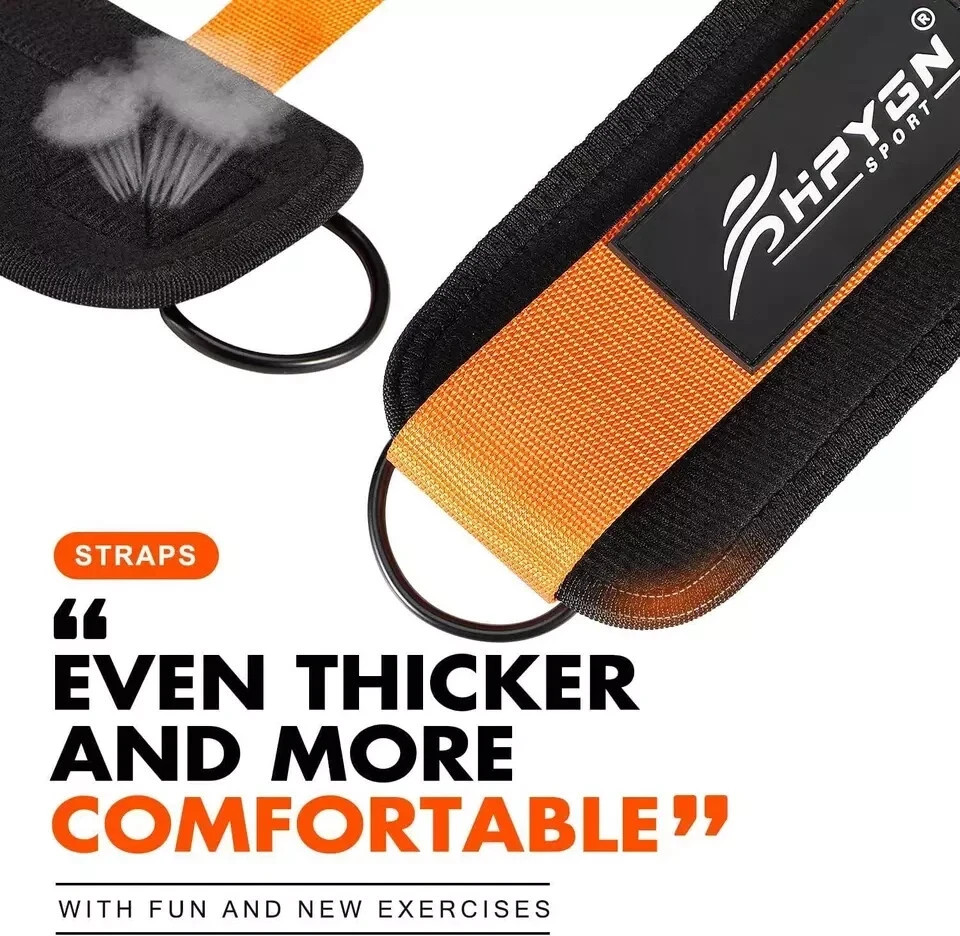 Ankle Strap For Cable Machine, Padded Ankle Straps For Cable Machine Kickbacks,