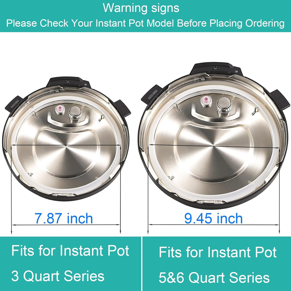 2-Pack Sealing Ring 3 Quart for Instant Pot, Bpa-Free Sealing Ring Replacement P