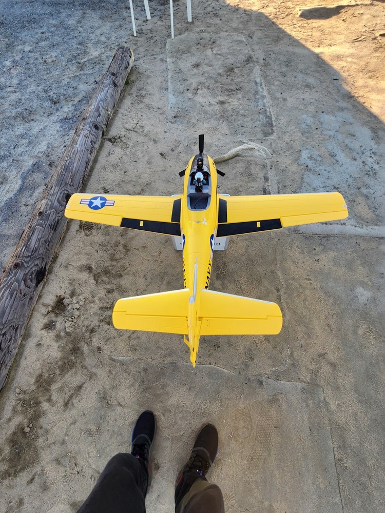 RC PLANE T-28 Trojan BNF FPV WITH DJI HEADTRACKER