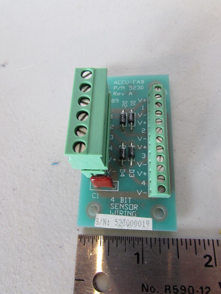 NEW Accu-Fab Systems 5230 Rev. A Circuit Board PCB Control USA 4 Bit Sensor