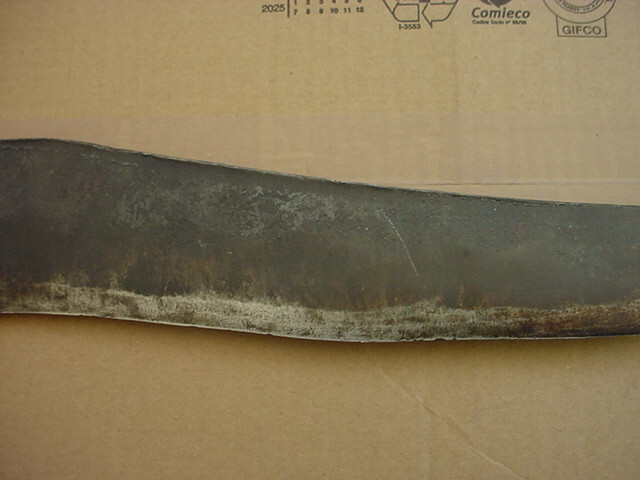 Old Hand Forged Heavy Hooked Blade Knife Machette