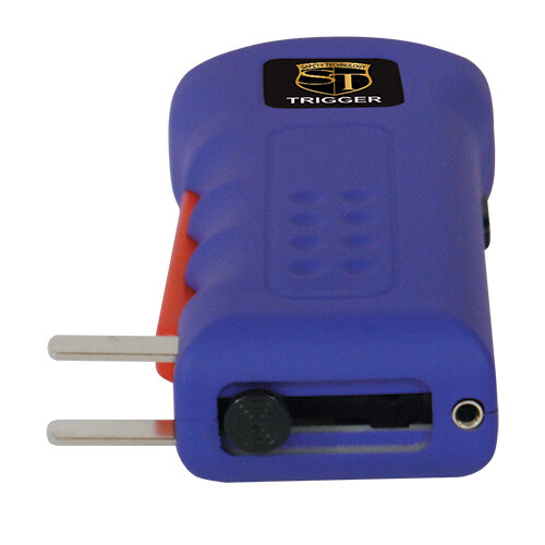 Trigger 75,000,000 Stun Gun Flashlight with Disable Pin Purple