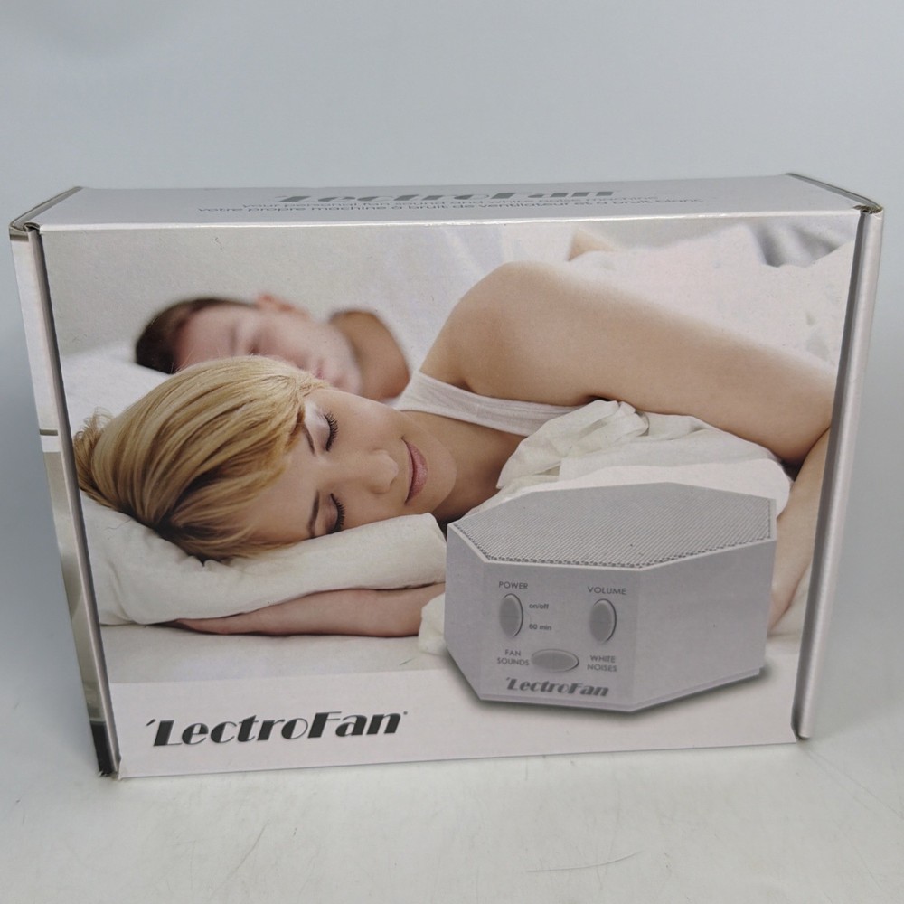 LectroFan Sound Therapy & White Noise Machine - White