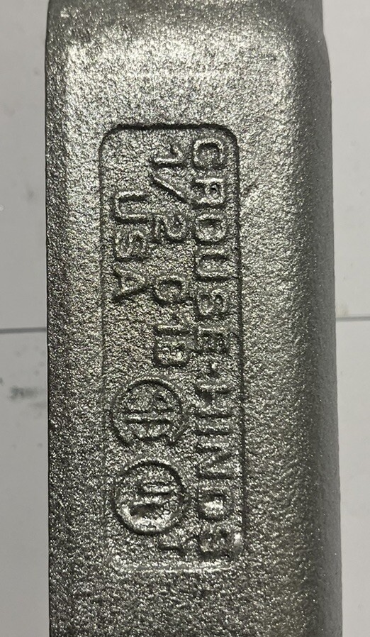 Crouse-Hinds 1/2” C Conduit Fitting C18