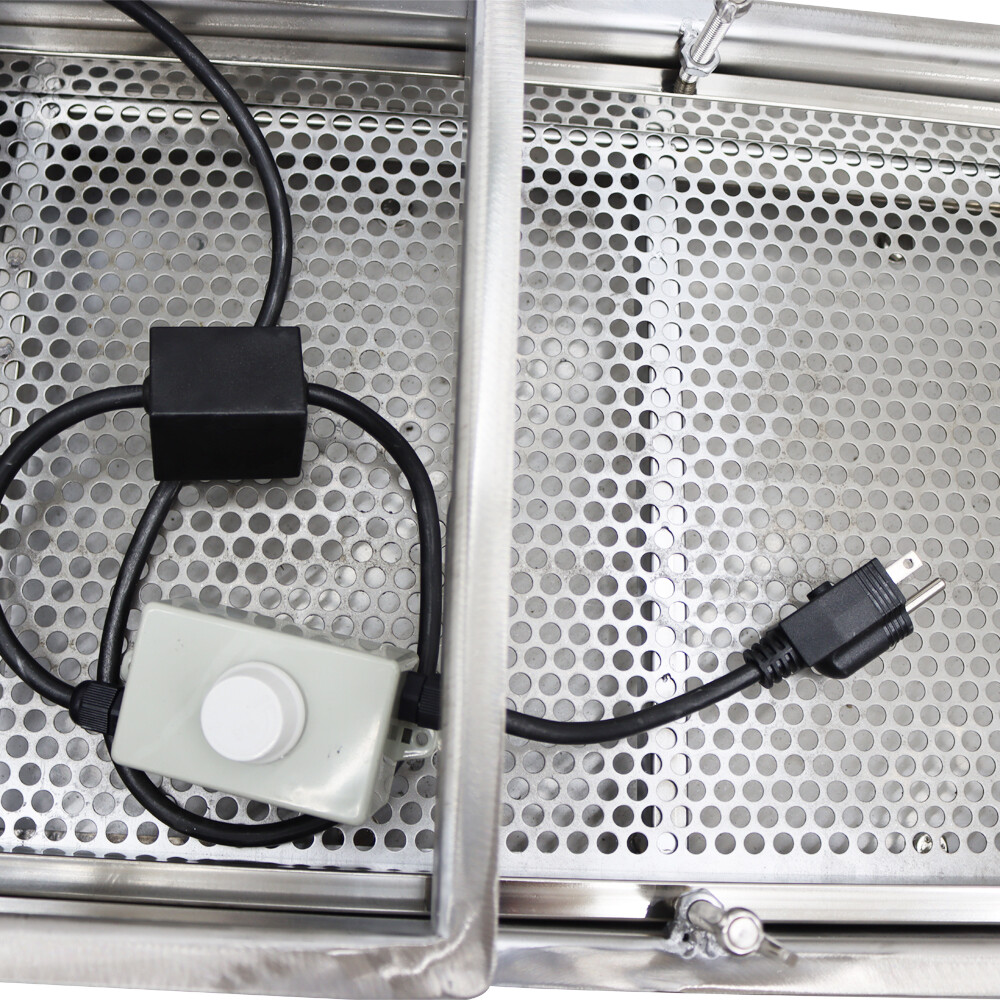 Electric Shaker Stainless Steel Linear Vibrating Screen Sifter with 7mm Screen