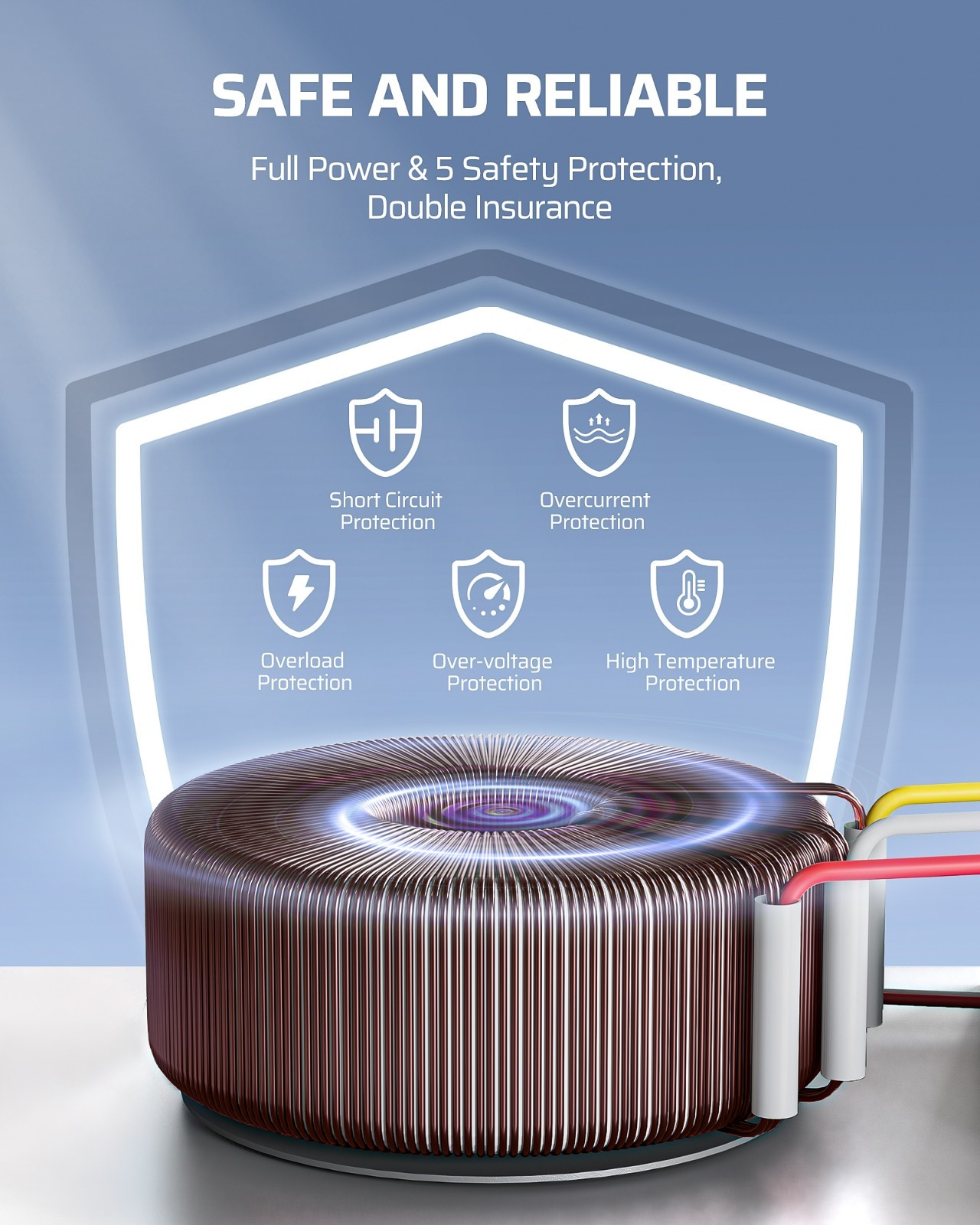 Low Voltage Transformer 300W with Photocell Sensor Timer for Landscape Lights