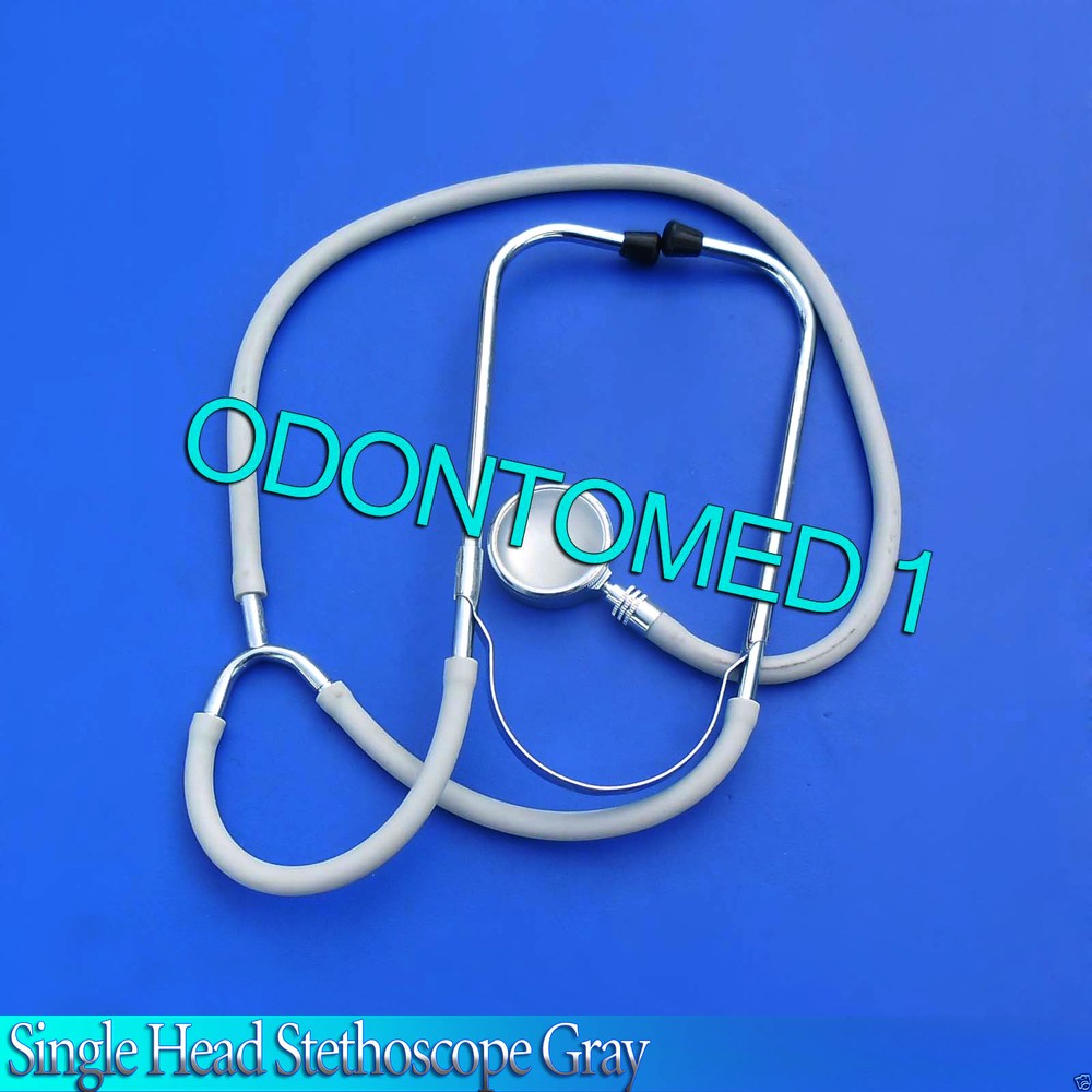 New Nurses Stethoscope Single Head Stethoscope Gray, B-786