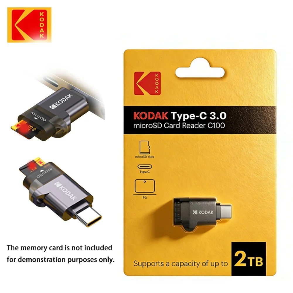 Kodak Type-C Micro SD Card Reader TF Memory Card High-speed Transmission Adapte