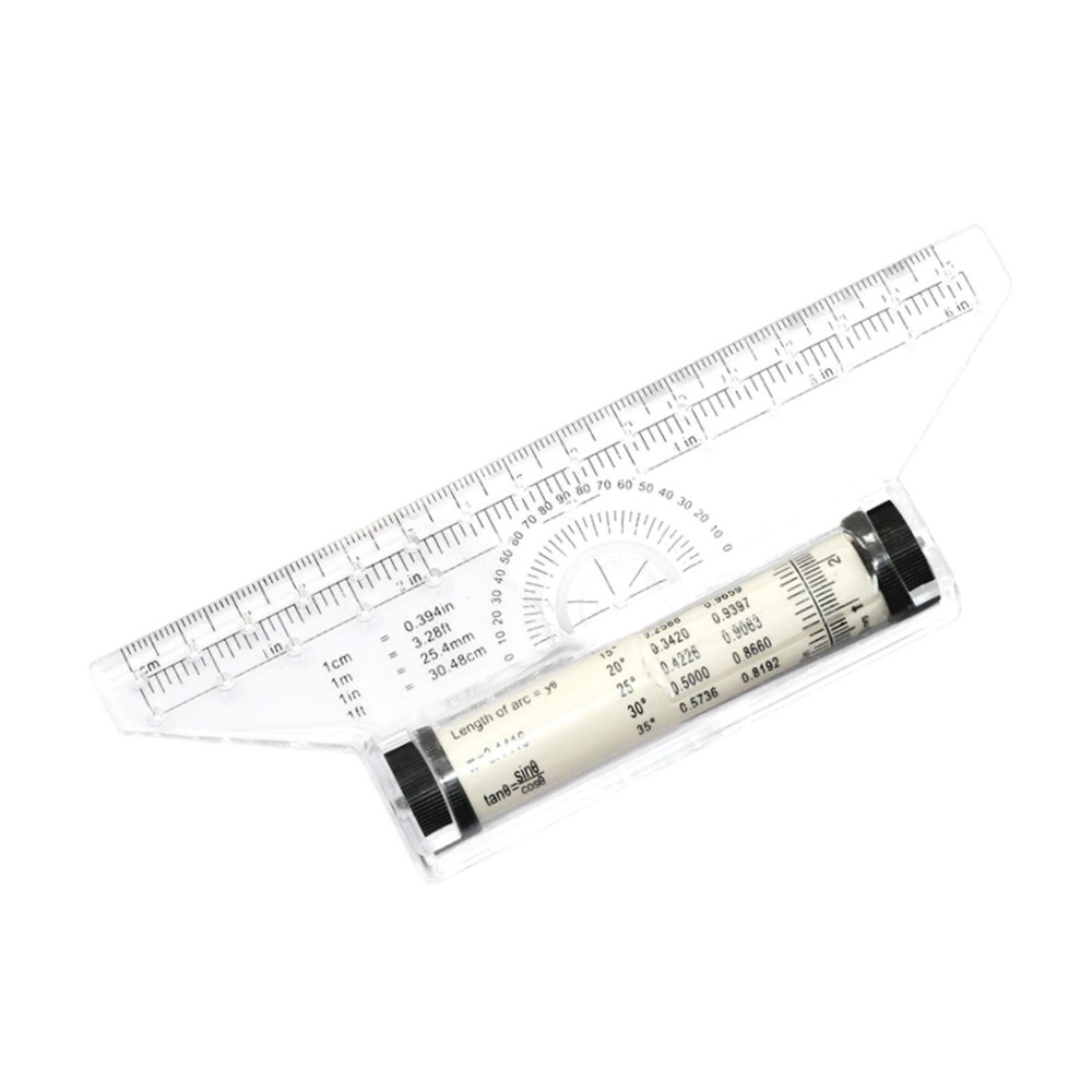 Parallel Rolling Ruler Portable 6 inch Versatile for Artists Math Designers