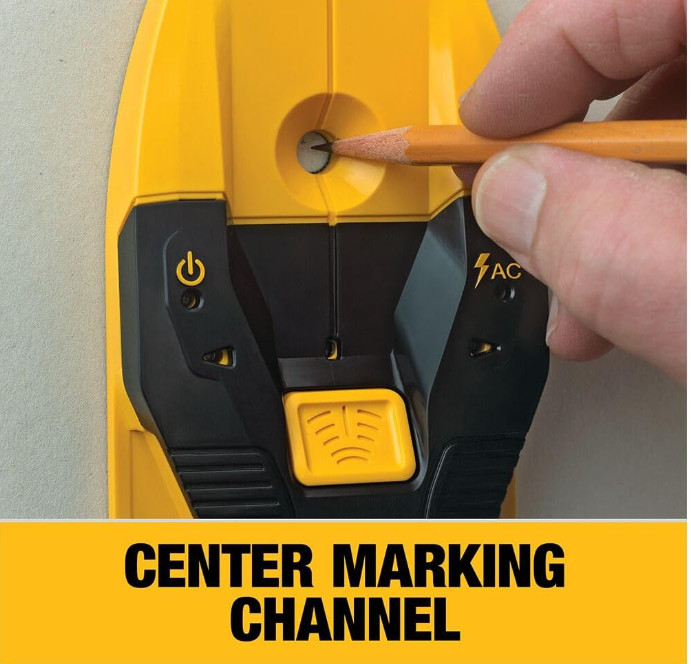 DEWALT Stud Finder, 3/4”, Locate Framing Studs Efficiently with LED Arrows, Idea