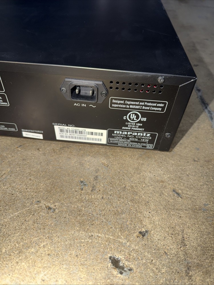 Marantz CC4003 5-Disc CD Player No Remote