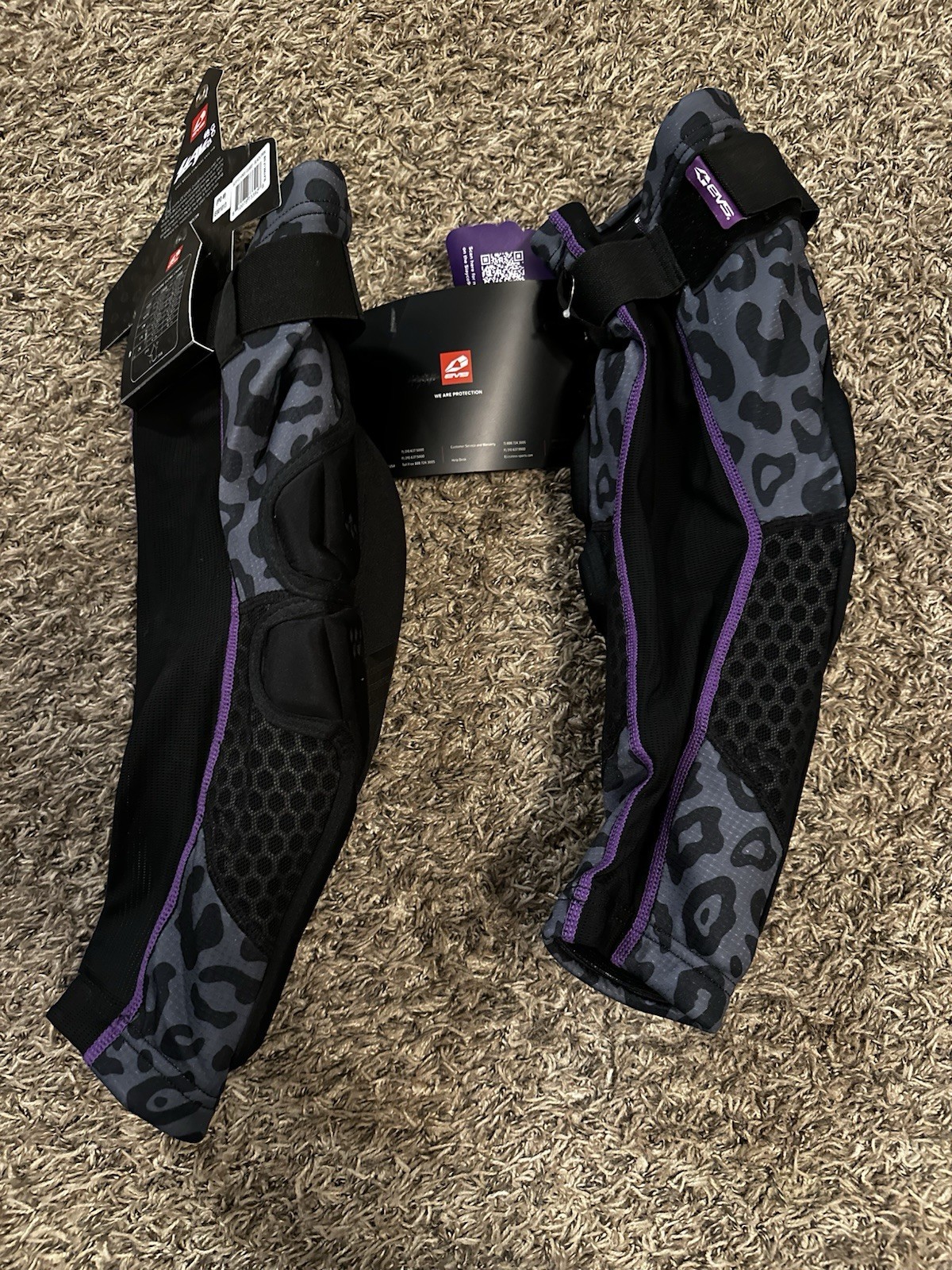 EVS Slayco Knee Guard Ghost Leopard MX S/M Dirt Bike Motocross