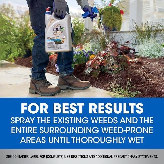 ROUNDUP DUAL ACTION PLUS - WEED & GRASS KILLER + 4 MONTH PREVENTER !!!!!!!!!!!!!